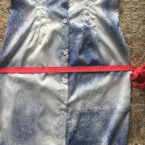 Blue and White Dress - Picture 5 of 9